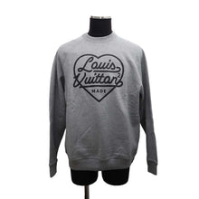 Load image into Gallery viewer, LOUIS VUITTON Louis Vuitton x NIGO heart logo print sweatshirt Size M Gray Cotton100%
