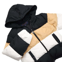 将图像加载到图库查看器中，LOUIS VUITTON down jacket Size 42 Noir/Gold/White Nylon52% Polyester28% Silk20%
