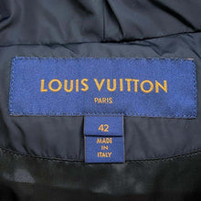 将图像加载到图库查看器中，LOUIS VUITTON down jacket Size 42 Noir/Gold/White Nylon52% Polyester28% Silk20%
