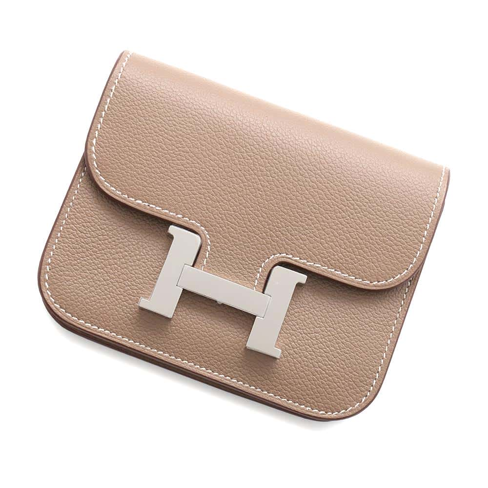 HERMES Constance Slim Etoupe Evercolor