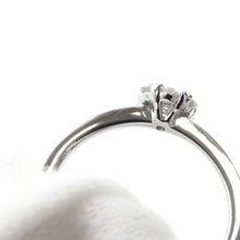 将图像加载到图库查看器中，Ponte Vecchio 7DP Ring Size #10 18K White Gold
