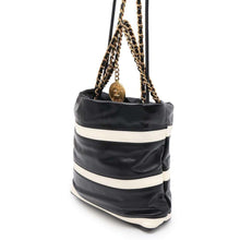 Load image into Gallery viewer, CHANEL CHANEL22 Handbag Black/White AS3980 Calf Leather Size Mini
