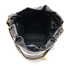 Load image into Gallery viewer, CHANEL CHANEL22 Handbag Black/White AS3980 Calf Leather Size Mini
