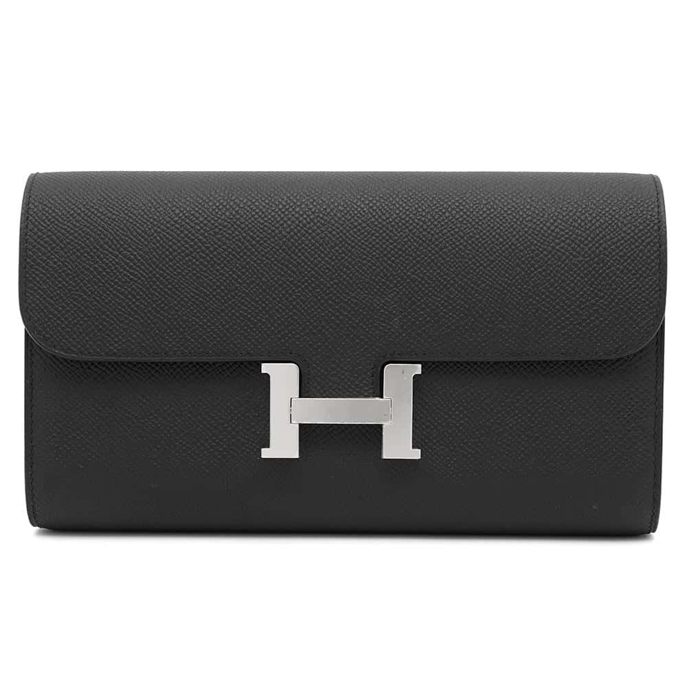 HERMES Constance to Go Black Epsom