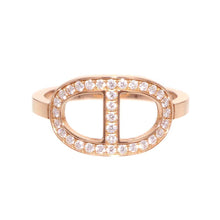 Load image into Gallery viewer, HERMES Chaine d&#39;Ancre Contour Size 51/#11 MM 18K Pink Gold
