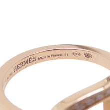 将图像加载到图库查看器中，HERMES Chaine d&#39;Ancre Contour Size 51/#11 MM 18K Pink Gold
