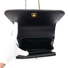 将图像加载到图库查看器中，CHANEL top handle chain shoulder bag BlackAS4286 Caviar Leather
