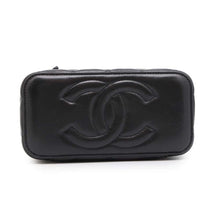 Load image into Gallery viewer, CHANEL Matelasse Chain Vanity Black AP3044 Lambskin
