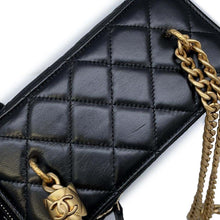 Load image into Gallery viewer, CHANEL Matelasse Chain Vanity Black AP3044 Lambskin
