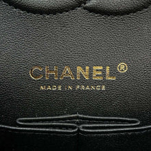 Load image into Gallery viewer, CHANEL Matelasse W Flap Chain Shoulder 24 Year Cruise Black A01112 Lambskin Size 25
