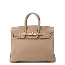 将图像加载到图库查看器中，HERMES Birkin Etoupe Togo Leather Size 25
