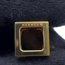 将图像加载到图库查看器中，HERMES Curse of Ash H Cube Necklace Gold Metal
