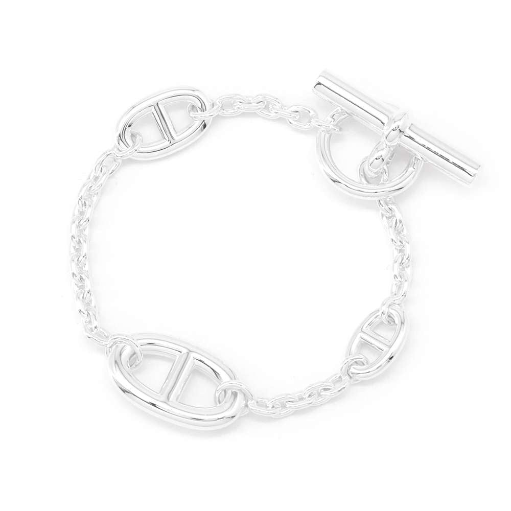 HERMES Chaine d'Ancre Farandole Bracelet Size ST SV925