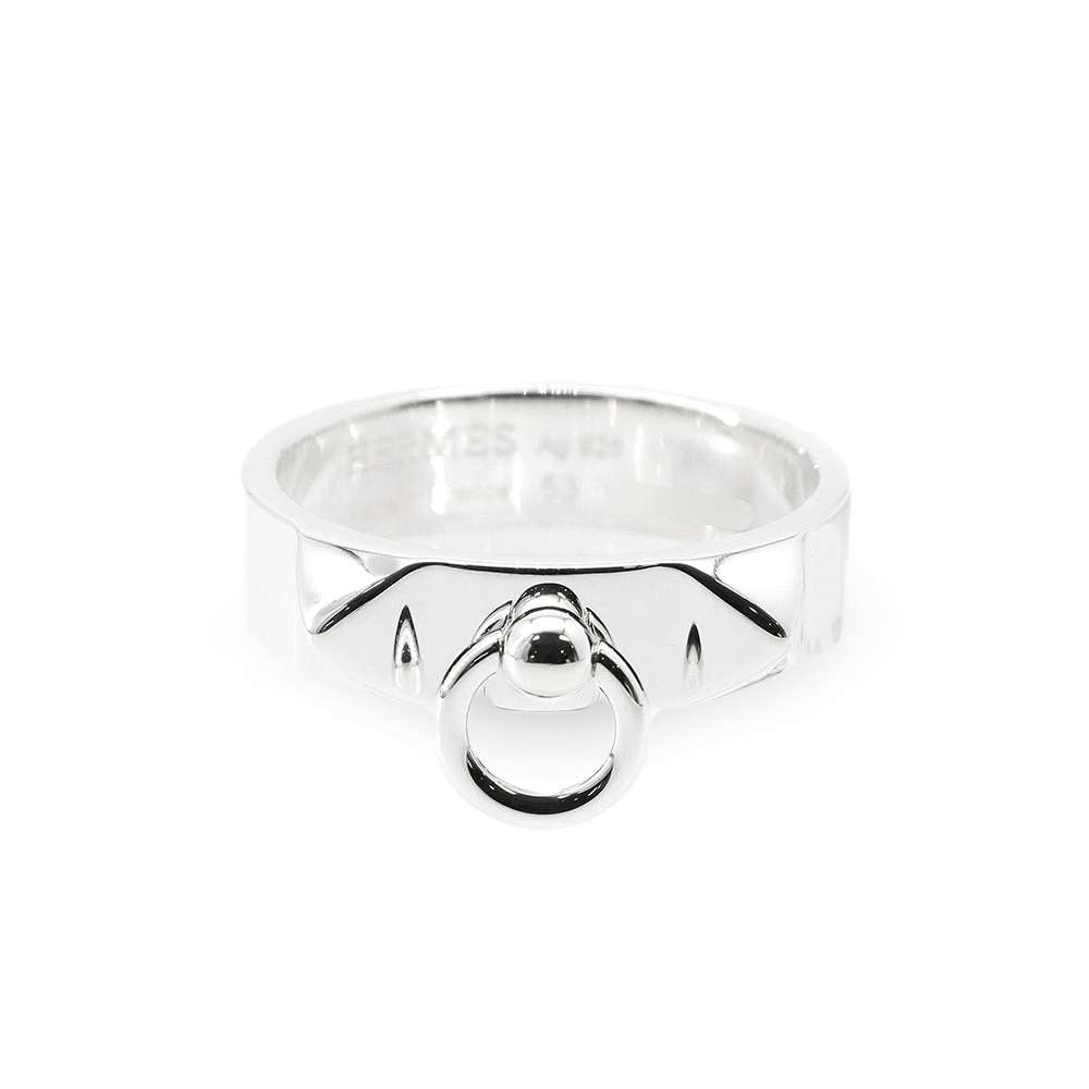 HERMES Collier de Chien Ring Size 53/#13H115607B SV925