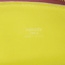 将图像加载到图库查看器中，HERMES Bolide1923 Bicolor Lime/Rouge H Evercolor Size Mini
