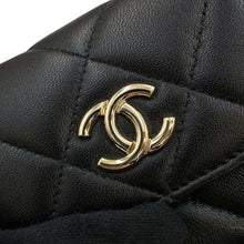 Load image into Gallery viewer, CHANEL Mini Mini Matelasse Top Handle ChainShoulder Black Lambskin
