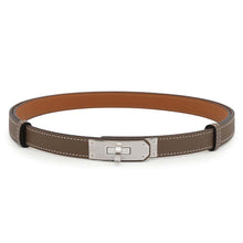 将图像加载到图库查看器中，HERMES Kelly belt Size 23.4&quot;～42.1&quot; Etoupe Epsom
