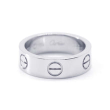 将图像加载到图库查看器中，CARTIER Love Ring Size 50/#10 18K White Gold
