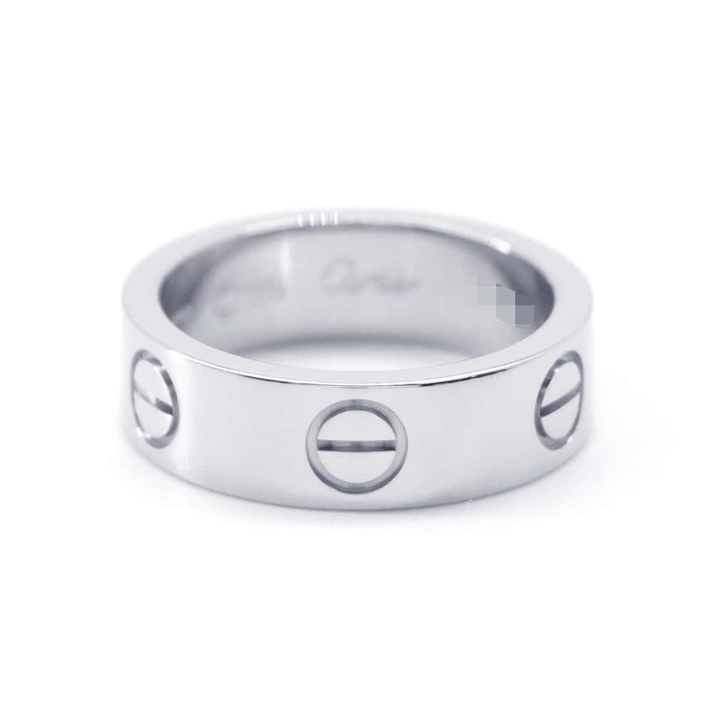 CARTIER Love Ring Size 50/#10 18K White Gold