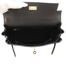 Load image into Gallery viewer, HERMES Kelly Retourne Black Togo Leather Size 25
