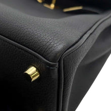 Load image into Gallery viewer, HERMES Kelly Retourne Black Togo Leather Size 25
