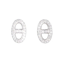 Load image into Gallery viewer, HERMES Chaine d&#39;Ancre Farandole Earrings 18K White Gold
