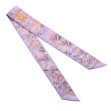 将图像加载到图库查看器中，HERMES Twilly Isola Di Primavera Spring Island Lilas/Orange/Jaune Silk100%
