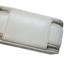 Load image into Gallery viewer, CHANEL Matelasse Top Handle Vanity Bag White AP2920 Shiny Calf Leather
