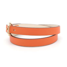 Load image into Gallery viewer, HERMES Beapi de Bourtour Size T2 Orange/Craie Swift Leather
