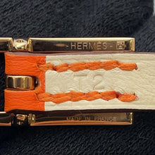 Load image into Gallery viewer, HERMES Beapi de Bourtour Size T2 Orange/Craie Swift Leather
