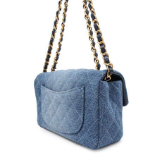 Load image into Gallery viewer, CHANEL Mini Matelasse ChainShoulder Bag Blue A69900 Denim Size 20
