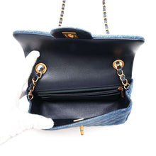 Load image into Gallery viewer, CHANEL Mini Matelasse ChainShoulder Bag Blue A69900 Denim Size 20
