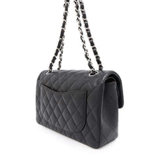 Load image into Gallery viewer, CHANEL Matelasse W flap ChainShoulder BlackA01113 Lambskin Size 23
