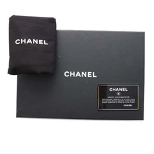 将图像加载到图库查看器中，CHANEL CC Logo Fringe Chain Wallet Blue/Red/White Lambskin
