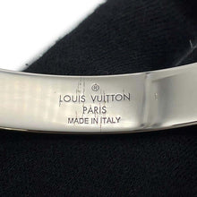 Load image into Gallery viewer, LOUIS VUITTON Bracelet Squared LV Strass Size L Silver MP2694 Metal・Rhinestone
