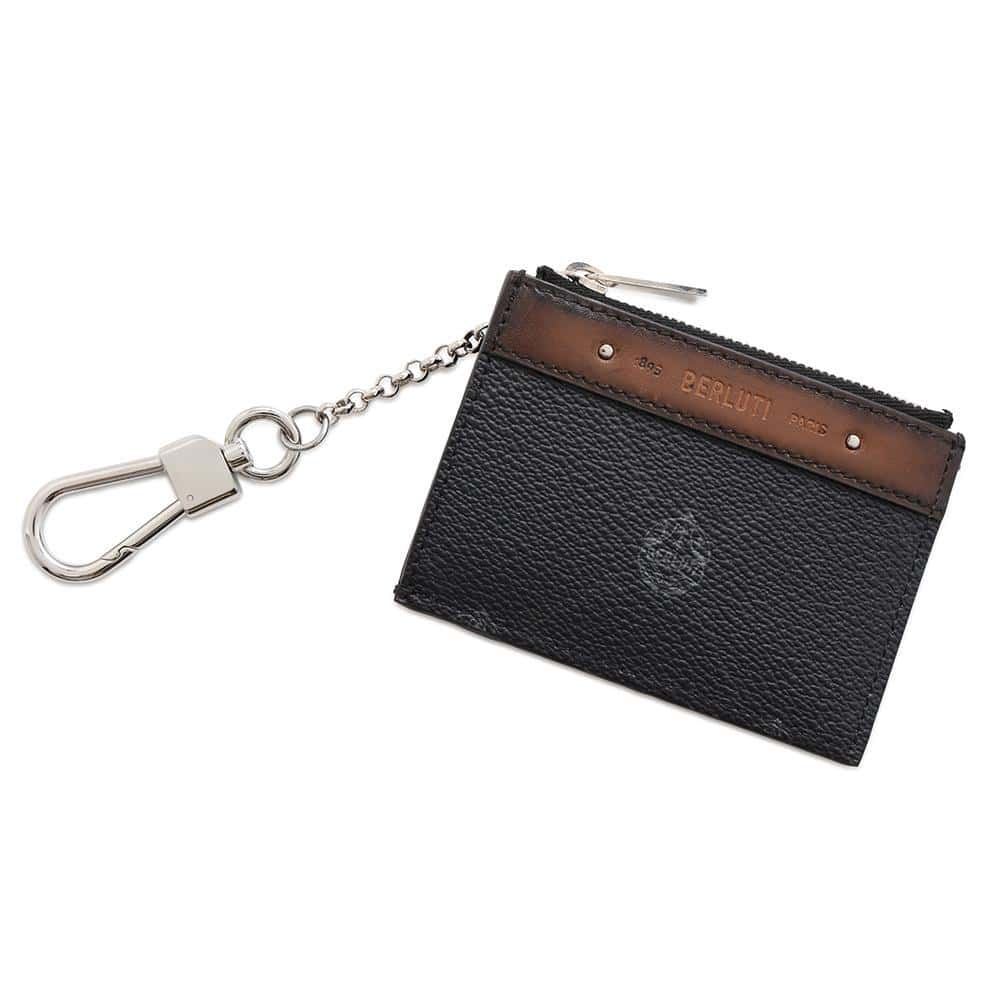 Berluti Coin purse Black PVC