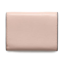 将图像加载到图库查看器中，FENDI Logo compact wallet Pink8M0395 Leather
