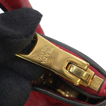 Load image into Gallery viewer, PRADA Saffiano Leather Paradigm Handbag Red1BA103 Leather
