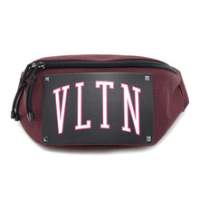 将图像加载到图库查看器中，Valentino Garavani VLTN Crossbody Bag Bordeaux/Black 2Y2B0B94LEK Nylon Leather
