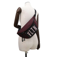 将图像加载到图库查看器中，Valentino Garavani VLTN Crossbody Bag Bordeaux/Black 2Y2B0B94LEK Nylon Leather
