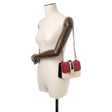 Load image into Gallery viewer, Valentino Garavani Studded ChainShoulder Red/White/BlackJW0B0312VOQ Leather
