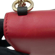 将图像加载到图库查看器中，Valentino Garavani Studded ChainShoulder Red/White/BlackJW0B0312VOQ Leather
