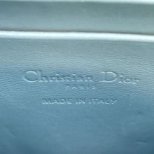 将图像加载到图库查看器中，Dior cannage phone holder Light BlueS0872OVRB Patent Leather
