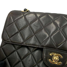 Load image into Gallery viewer, CHANEL Double Face Matelasse ChainShoulder Black Lambskin
