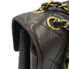 Load image into Gallery viewer, CHANEL Double Face Matelasse ChainShoulder Black Lambskin
