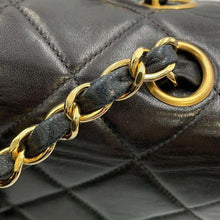 Load image into Gallery viewer, CHANEL Double Face Matelasse ChainShoulder Black Lambskin
