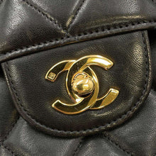 Load image into Gallery viewer, CHANEL Double Face Matelasse ChainShoulder Black Lambskin
