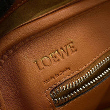 将图像加载到图库查看器中，LOEWE Amazona 75 Brown Leather Size Large
