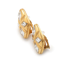 Load image into Gallery viewer, CHANEL Bijoux Square Earring Gold Metal
