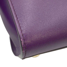 Load image into Gallery viewer, Ferragamo Gancini Juliet Handbag Purple/Red21D658 Leather
